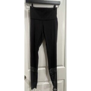 Lululemon Wunder Under High-Rise Black Tight Leggings Size Small